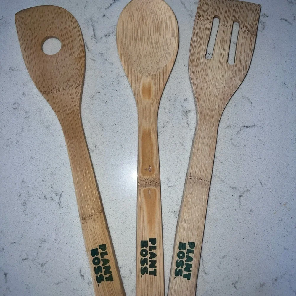Plant Boss Wooden Cooking Utensil Set
